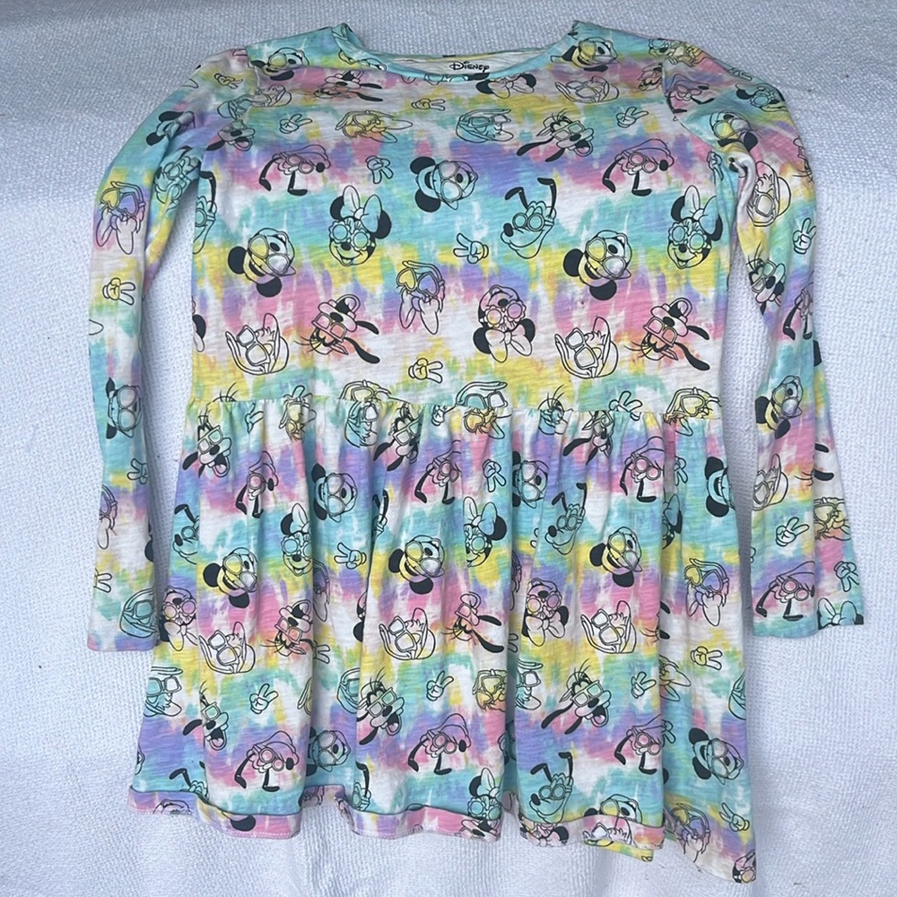 Disney fan 5 tie dye tunic/ dress size 12